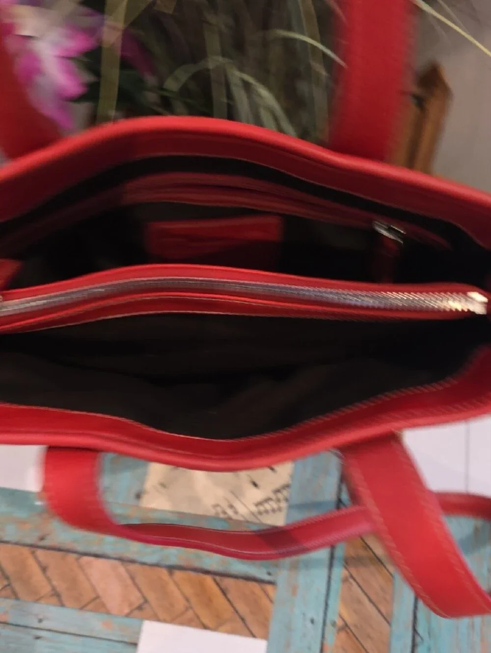 Coach Red Vintage Lunch Tote